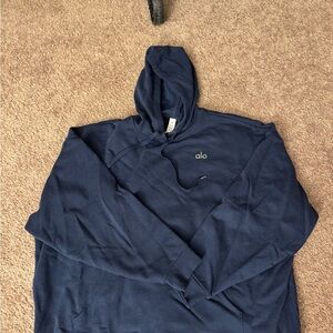 ALO Yoga Navy Blue Hoodie